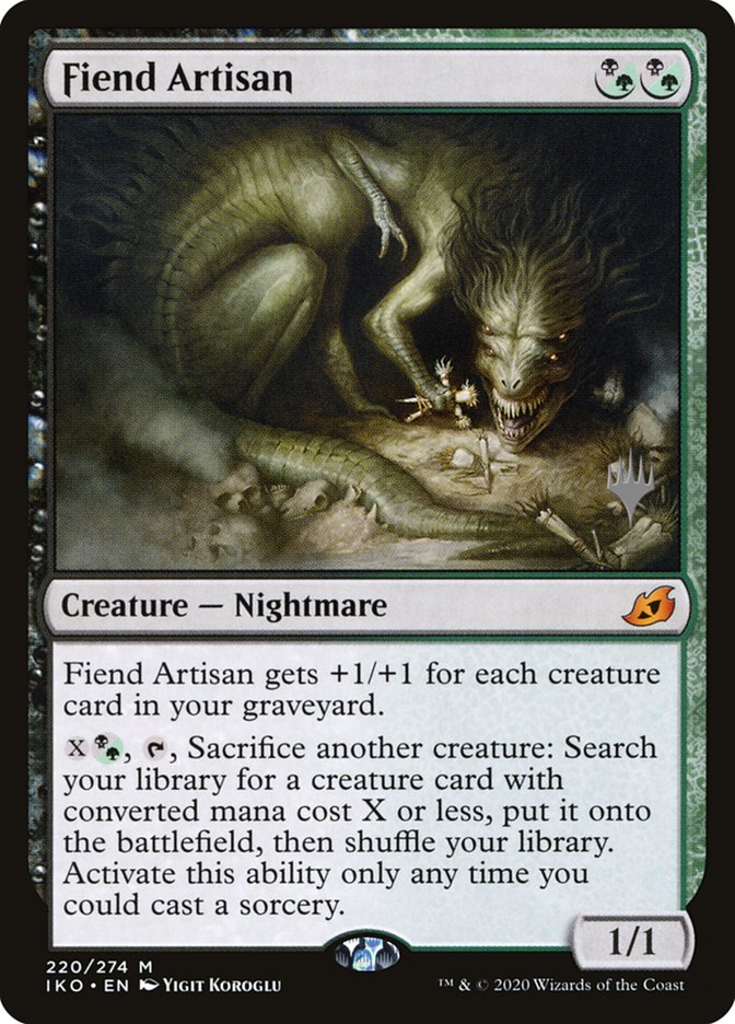 Fiend Artisan (Promo Pack) [Ikoria: Lair of Behemoths Promos] - Magic: The Gathering - Card Brawlers | Quebec | Canada |