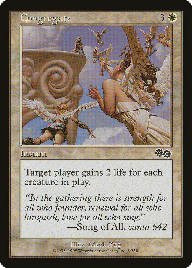 Congregate [Urza's Saga] - Magic: The Gathering - Card Brawlers | Quebec | Canada |