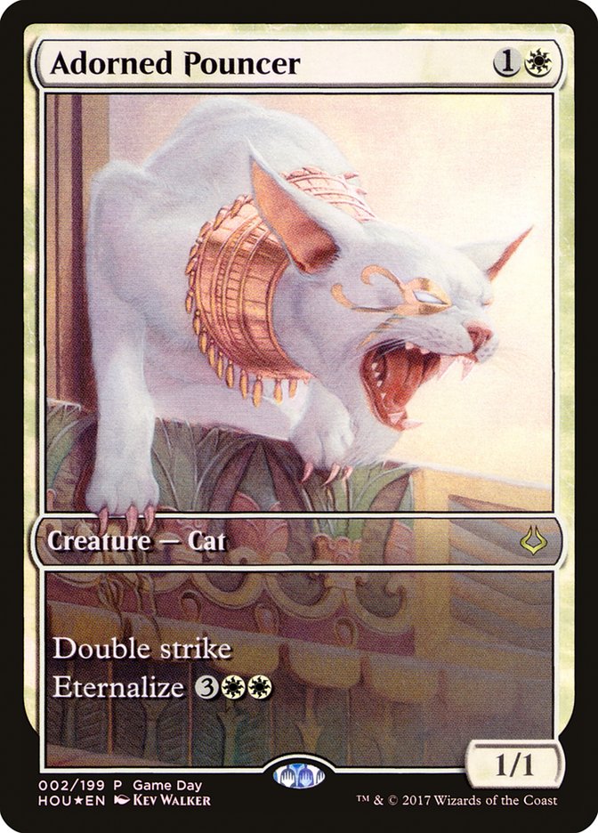 Adorned Pouncer (Game Day) (Full Art) [Hour of Devastation Promos] - Magic: The Gathering - Card Brawlers | Quebec | Canada |