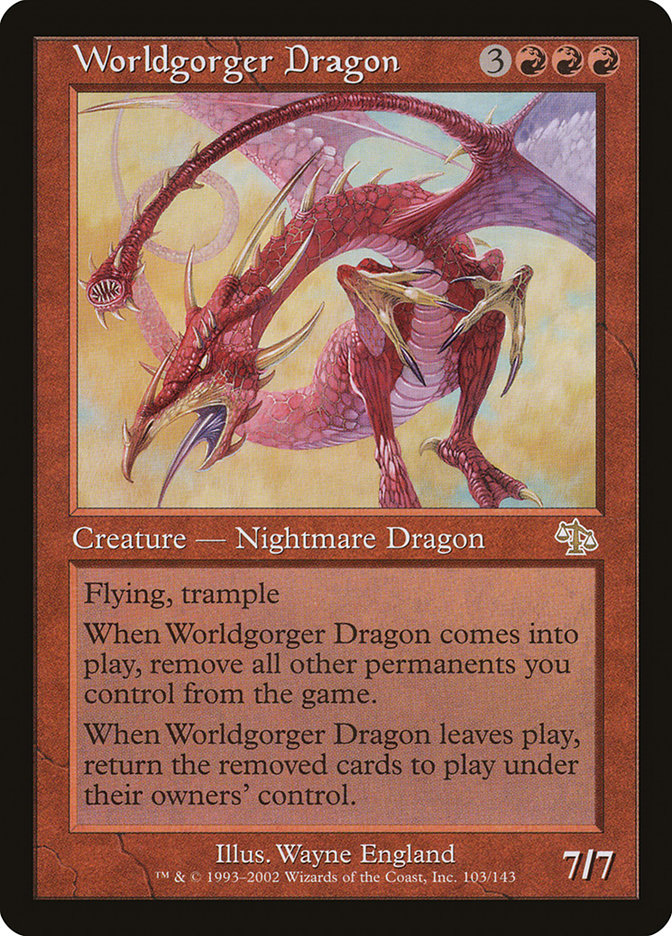Worldgorger Dragon [Judgment] - Magic: The Gathering - Card Brawlers | Quebec | Canada |