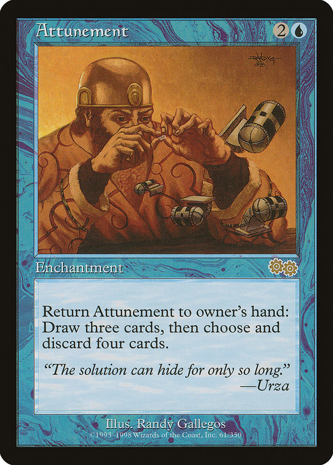 Attunement [Urza's Saga] - Magic: The Gathering - Card Brawlers | Quebec | Canada |