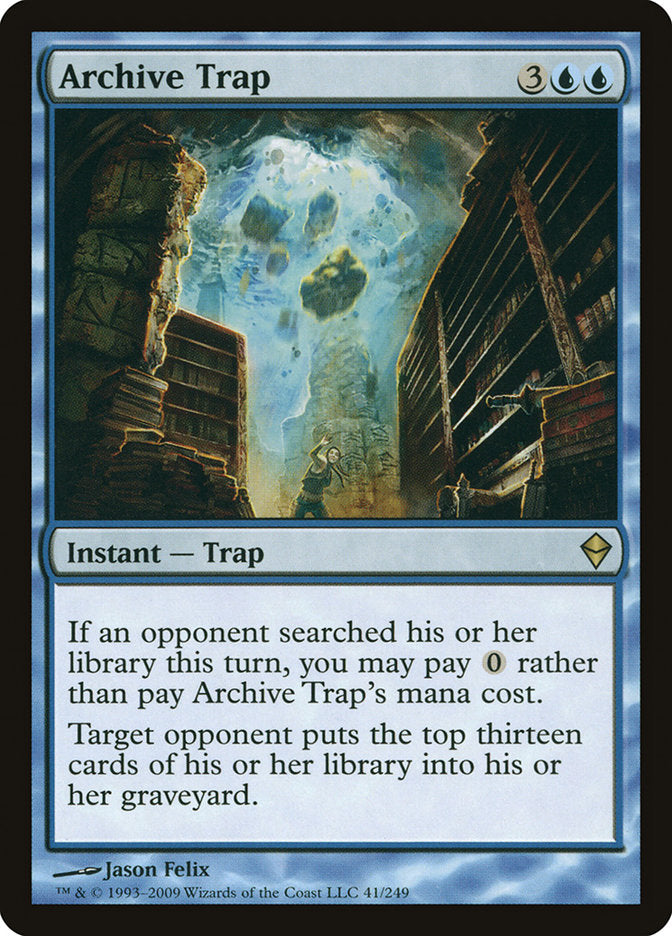 Archive Trap [Zendikar] - Magic: The Gathering - Card Brawlers | Quebec | Canada |