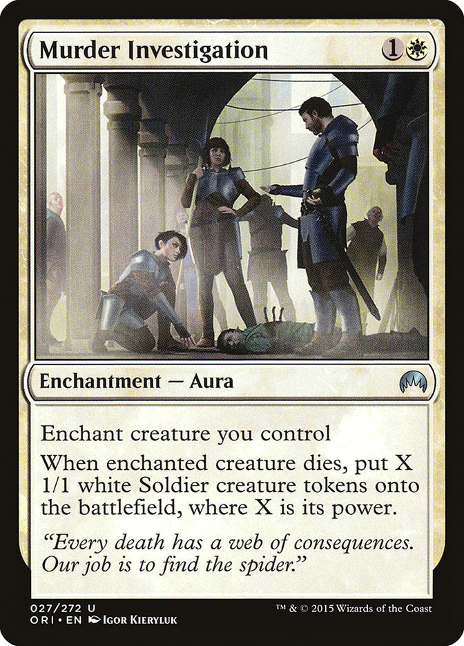 Murder Investigation [Magic Origins] - Magic: The Gathering - Card Brawlers | Quebec | Canada |