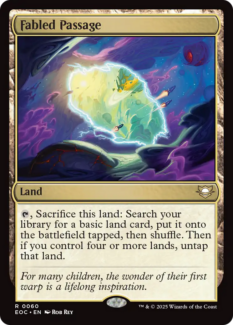 Fabled Passage [Edge of Eternities Commander] - Magic: The Gathering - Card Brawlers | Quebec | Canada |