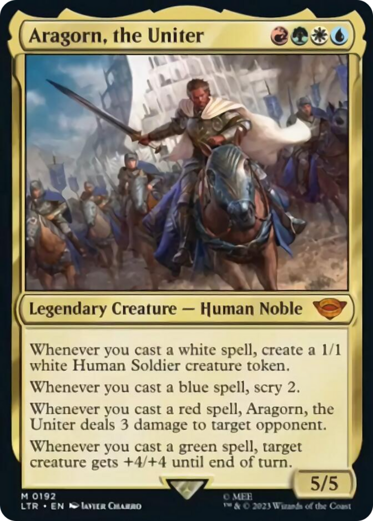 Aragorn, the Uniter [The Lord of the Rings: Tales of Middle-Earth] - Magic: The Gathering - Card Brawlers | Quebec | Canada |