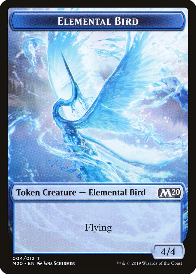 Elemental Bird Token [Core Set 2020 Tokens] - Magic: The Gathering - Card Brawlers | Quebec | Canada |