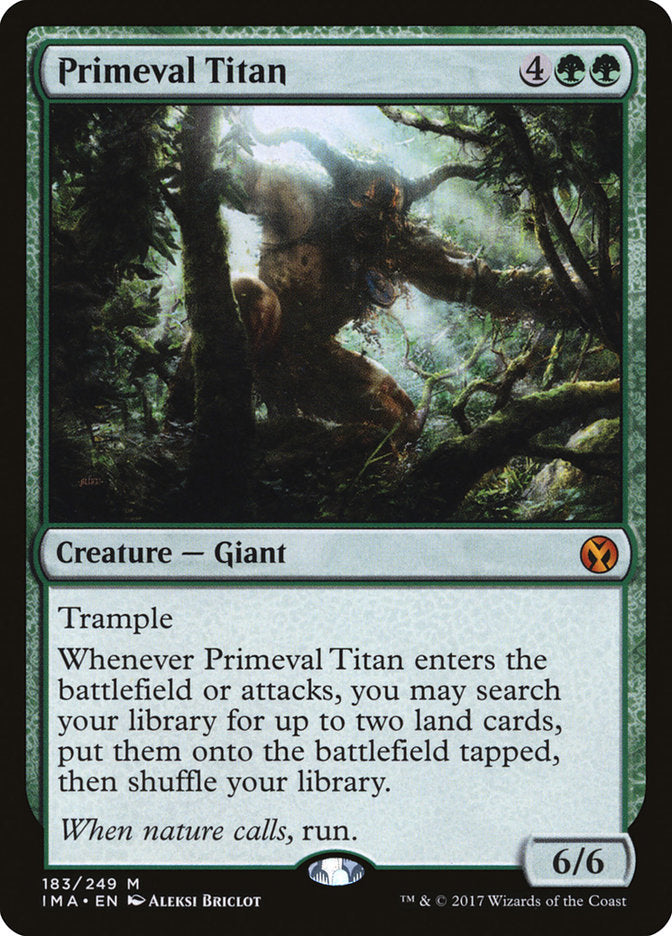 Primeval Titan [Iconic Masters] - Magic: The Gathering - Card Brawlers | Quebec | Canada |
