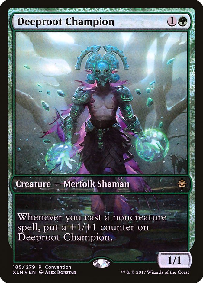 Deeproot Champion (Convention) (Full Art) [Ixalan Promos] - Magic: The Gathering - Card Brawlers | Quebec | Canada |