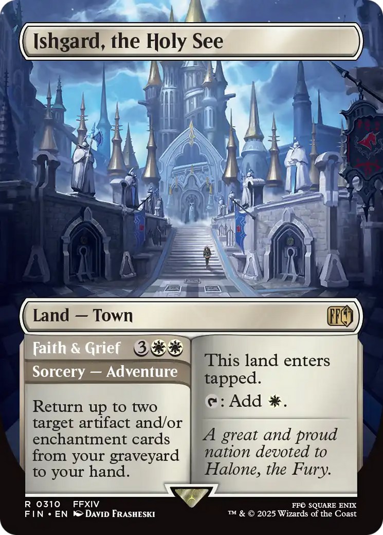 Ishgard, the Holy See (Borderless) [FINAL FANTASY] - Magic: The Gathering - Card Brawlers | Quebec | Canada |