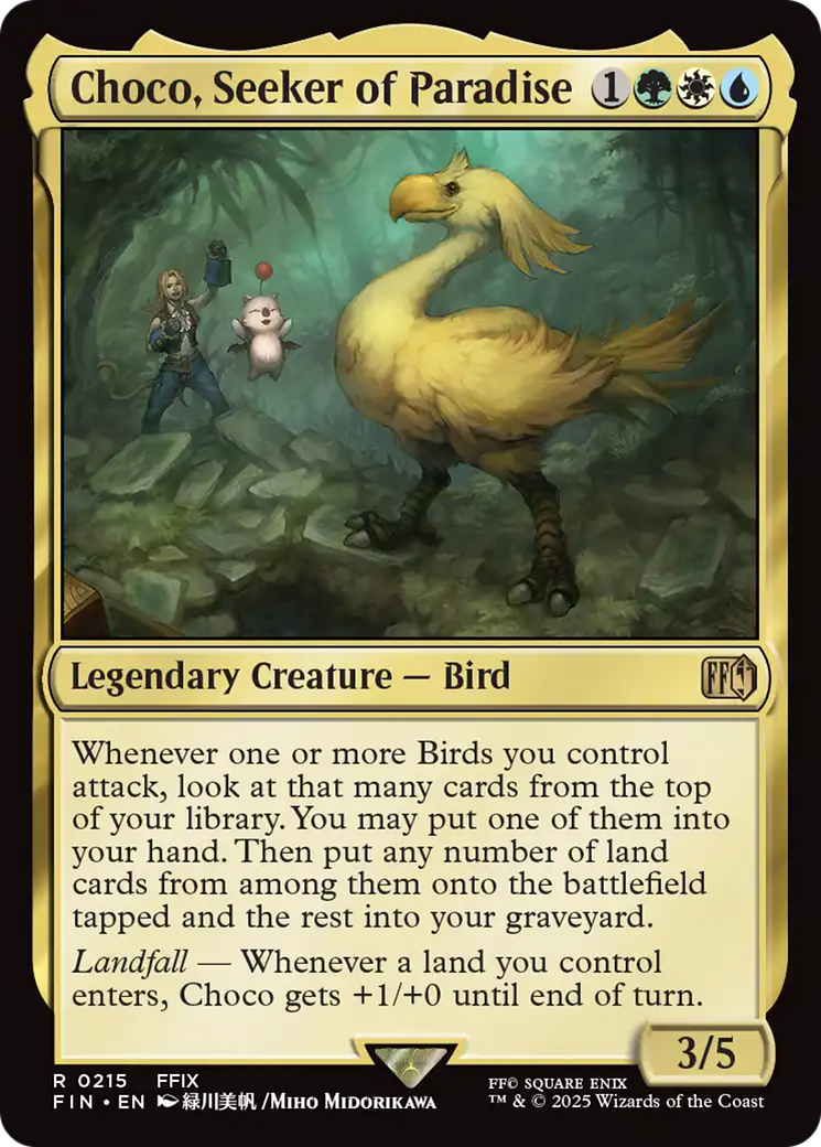 Choco, Seeker of Paradise [FINAL FANTASY] - Magic: The Gathering - Card Brawlers | Quebec | Canada |