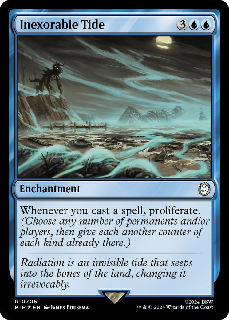 Inexorable Tide (Surge Foil) [Fallout] - Magic: The Gathering - Card Brawlers | Quebec | Canada |