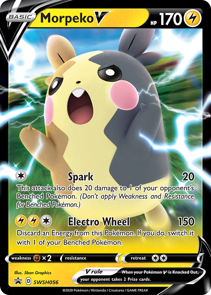 Morpeko V (SWSH056) [Sword & Shield: Black Star Promos] - Pokémon - Card Brawlers | Quebec | Canada |