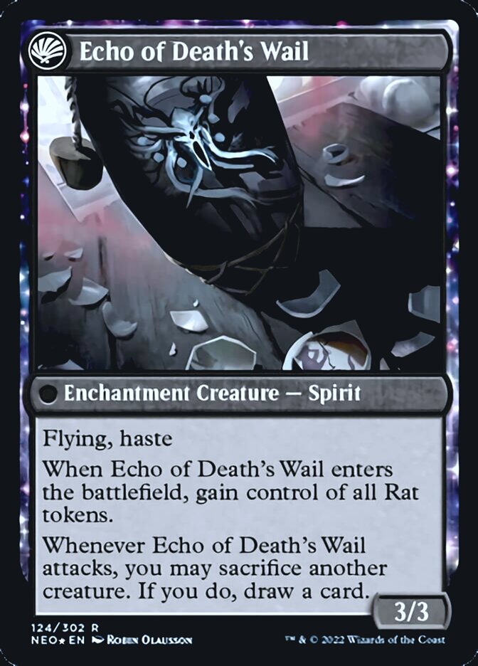 Tribute to Horobi // Echo of Death's Wail [Kamigawa: Neon Dynasty Prerelease Promos] - Magic: The Gathering - Card Brawlers | Quebec | Canada |
