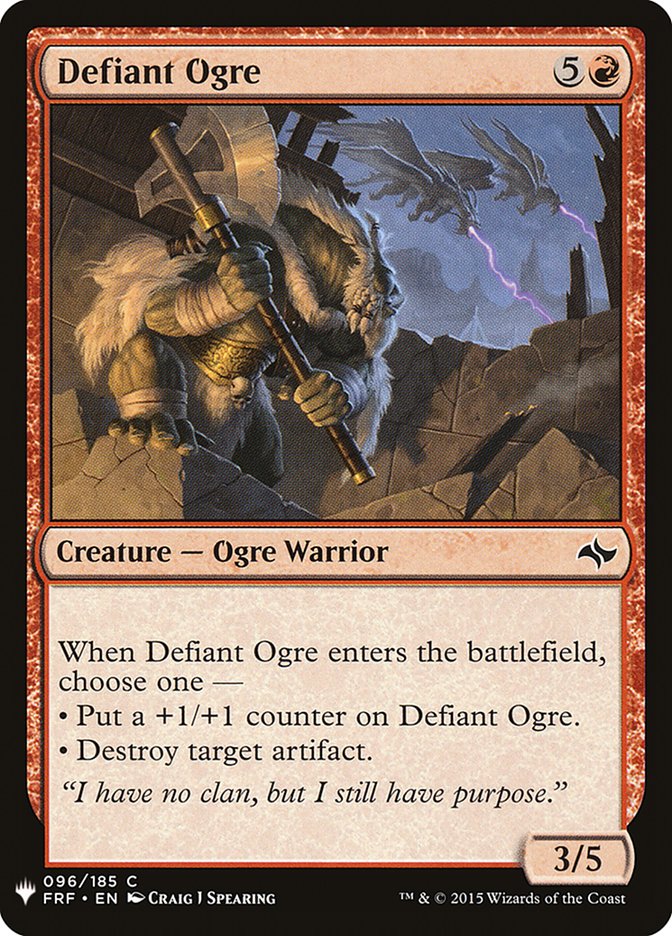 Defiant Ogre [Mystery Booster] - Magic: The Gathering - Card Brawlers | Quebec | Canada |