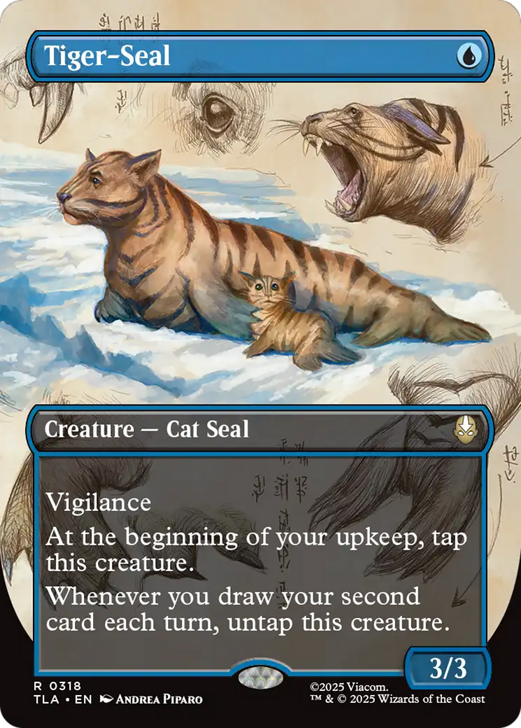 Tiger-Seal (Borderless) [Avatar: The Last Airbender] - Magic: The Gathering - Card Brawlers | Quebec | Canada |