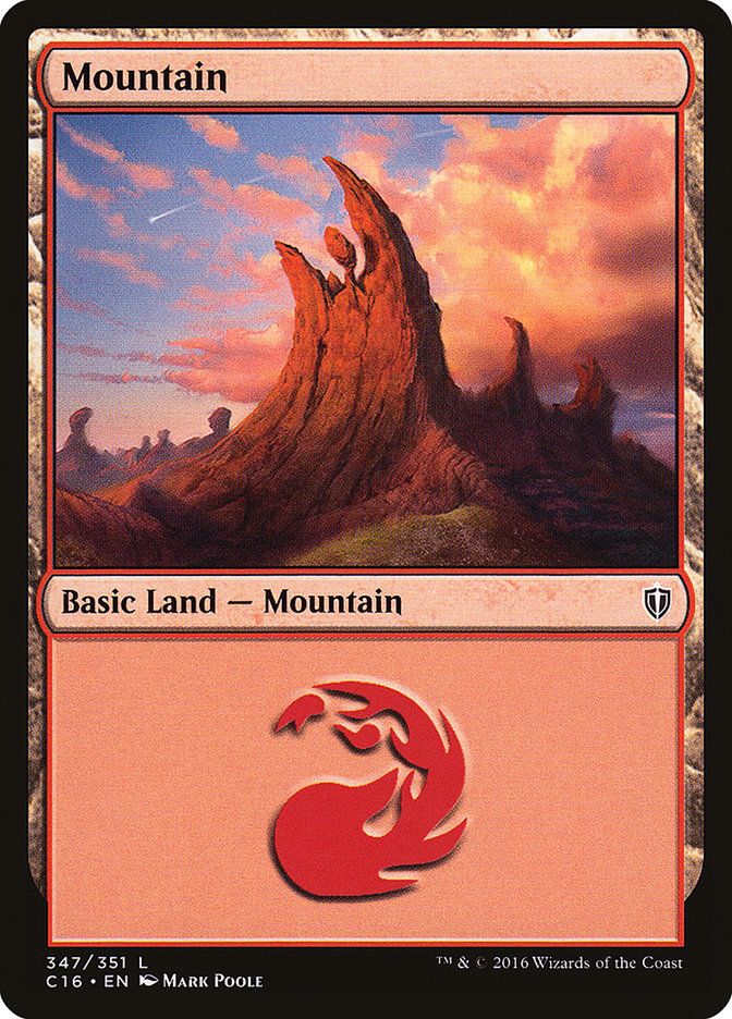 Mountain (347) [Commander 2016] - Magic: The Gathering - Card Brawlers | Quebec | Canada |