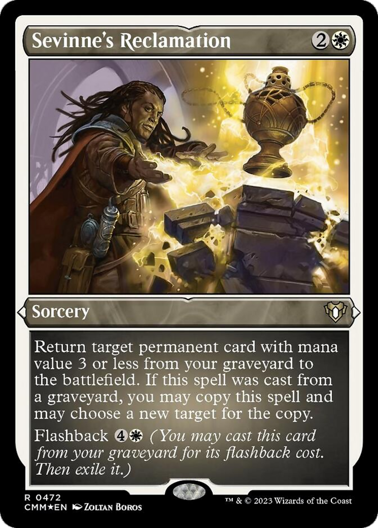 Sevinne's Reclamation (Foil Etched) [Commander Masters] - Magic: The Gathering - Card Brawlers | Quebec | Canada |