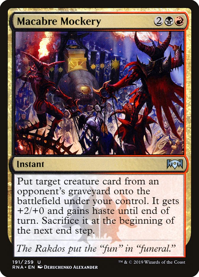Macabre Mockery [Ravnica Allegiance] - Magic: The Gathering - Card Brawlers | Quebec | Canada |