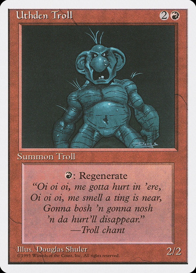 Uthden Troll [Fourth Edition] - Magic: The Gathering - Card Brawlers | Quebec | Canada |
