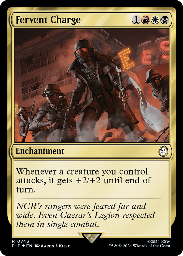 Fervent Charge (Surge Foil) [Fallout] - Magic: The Gathering - Card Brawlers | Quebec | Canada |