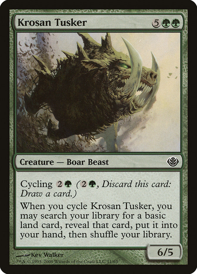 Krosan Tusker [Duel Decks: Garruk vs. Liliana] - Magic: The Gathering - Card Brawlers | Quebec | Canada |
