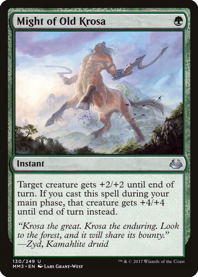 Might of Old Krosa [Modern Masters 2017] - Magic: The Gathering - Card Brawlers | Quebec | Canada |
