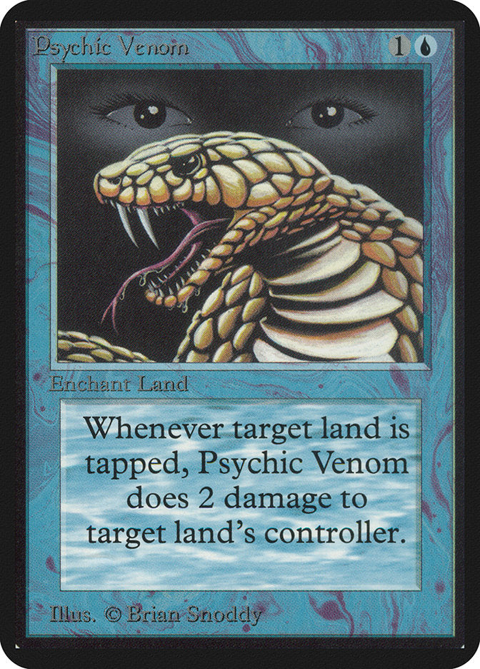 Psychic Venom [Alpha Edition] - Magic: The Gathering - Card Brawlers | Quebec | Canada |
