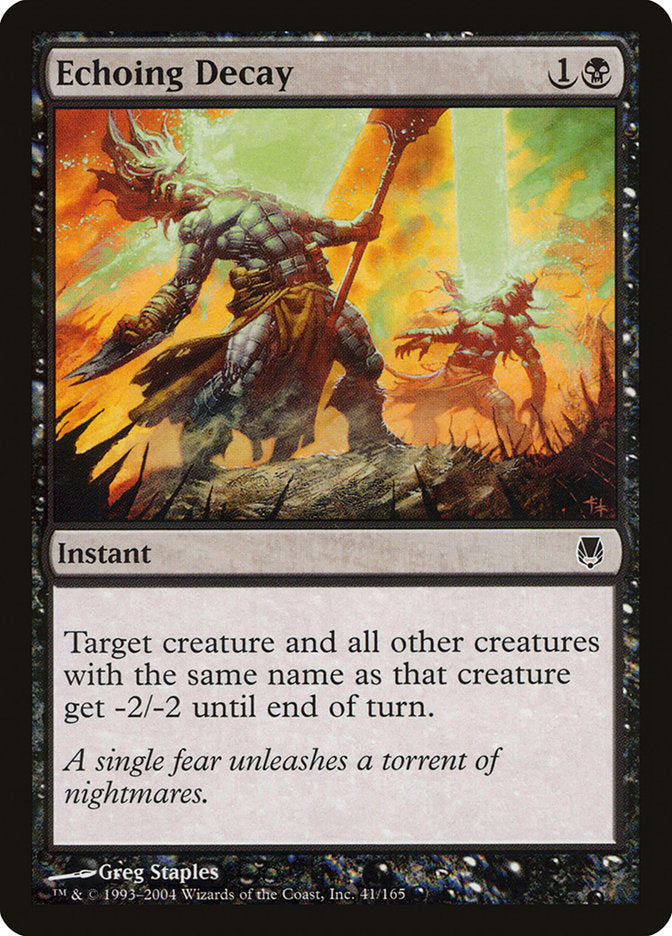 Echoing Decay [Darksteel] - Magic: The Gathering - Card Brawlers | Quebec | Canada |