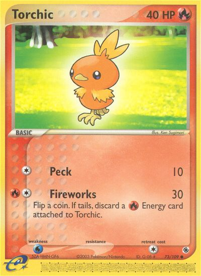 Torchic (73/109) [EX: Ruby & Sapphire] - Pokémon - Card Brawlers | Quebec | Canada |
