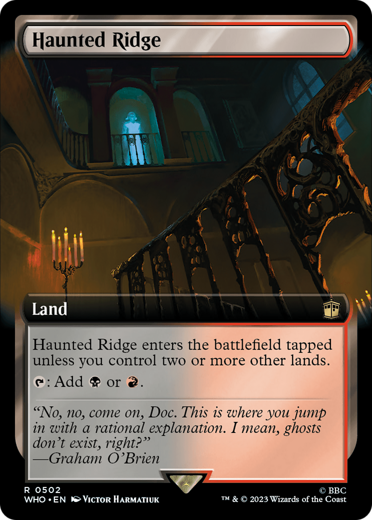Haunted Ridge (Extended Art) [Doctor Who] - Magic: The Gathering - Card Brawlers | Quebec | Canada |