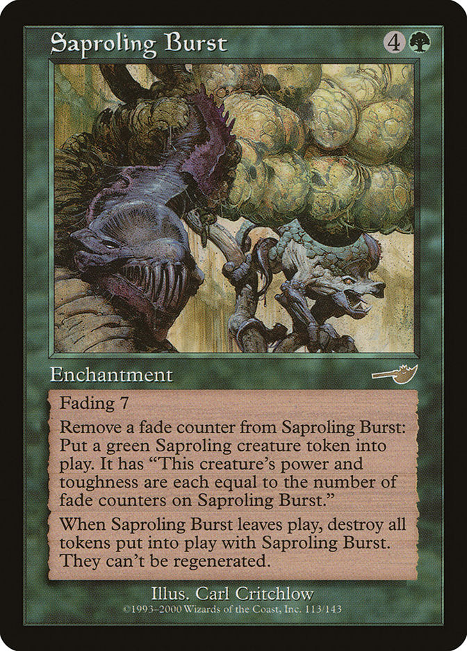 Saproling Burst [Nemesis] - Magic: The Gathering - Card Brawlers | Quebec | Canada |