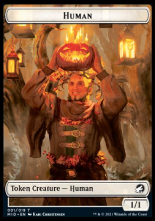 Human // Elemental Double-Sided Token [Innistrad: Midnight Hunt Tokens] - Magic: The Gathering - Card Brawlers | Quebec | Canada |