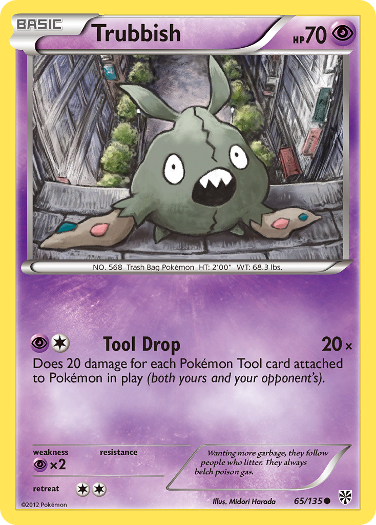Trubbish (65/135) [Black & White: Plasma Storm] - Pokémon - Card Brawlers | Quebec | Canada |
