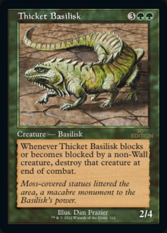Thicket Basilisk (Retro) [30th Anniversary Edition] - Magic: The Gathering - Card Brawlers | Quebec | Canada |