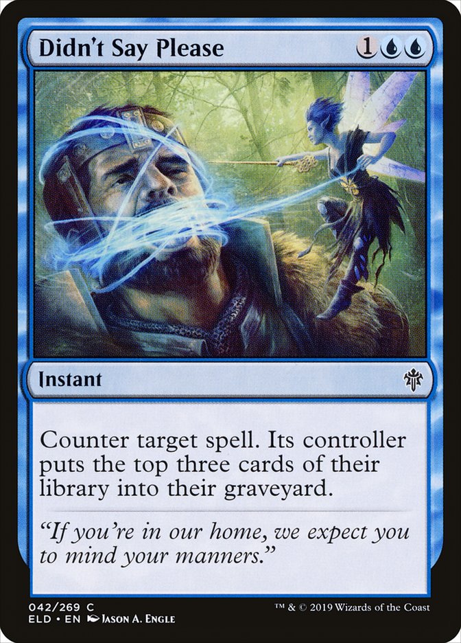 Didn't Say Please [Throne of Eldraine] - Magic: The Gathering - Card Brawlers | Quebec | Canada |