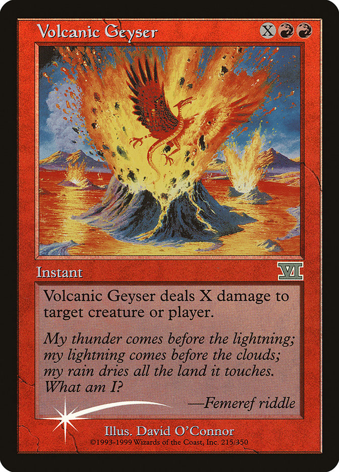 Volcanic Geyser [Friday Night Magic 2000] - Magic: The Gathering - Card Brawlers | Quebec | Canada |