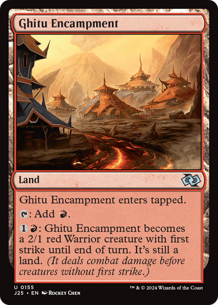 Ghitu Encampment [Foundations Jumpstart] - Magic: The Gathering - Card Brawlers | Quebec | Canada |