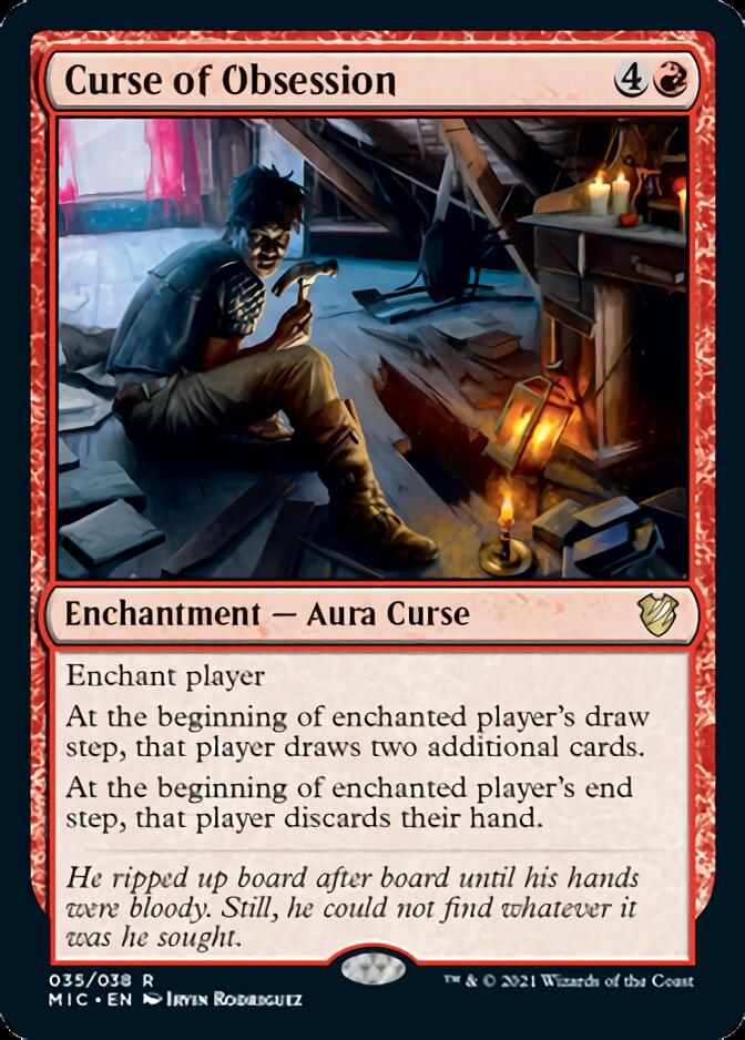 Curse of Obsession [Innistrad: Midnight Hunt Commander] - Magic: The Gathering - Card Brawlers | Quebec | Canada |