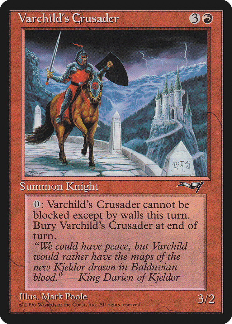 Varchild's Crusader (Black Horse) [Alliances] - Magic: The Gathering - Card Brawlers | Quebec | Canada |