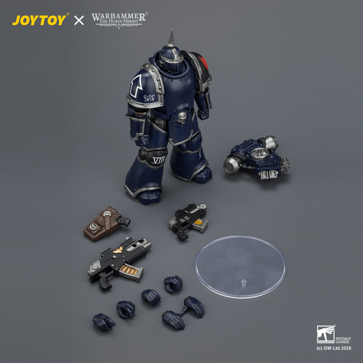 Joytoy - Warhammer 40k - Night Lords MK III Tactical Legionary with Bolter and Bolt Pistol - (PREORDER) August 31, 2026