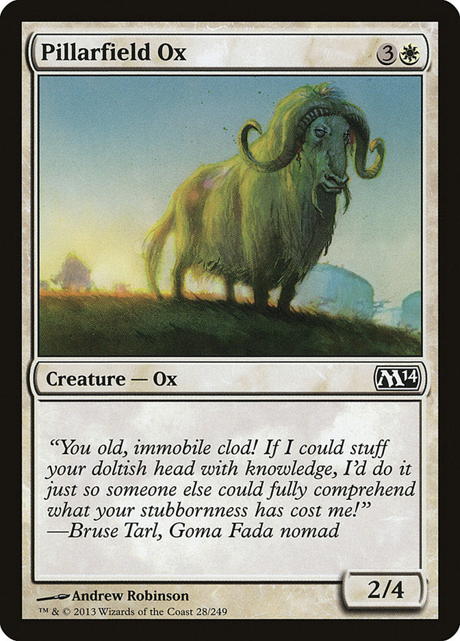 Pillarfield Ox [Magic 2014] - Magic: The Gathering - Card Brawlers | Quebec | Canada |
