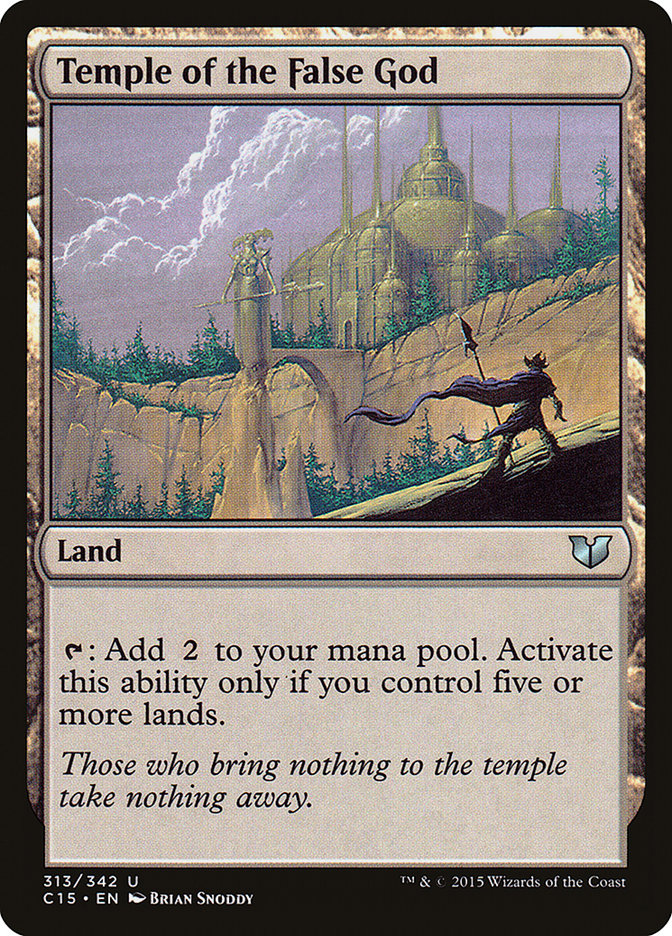 Temple of the False God [Commander 2015] - Magic: The Gathering - Card Brawlers | Quebec | Canada |