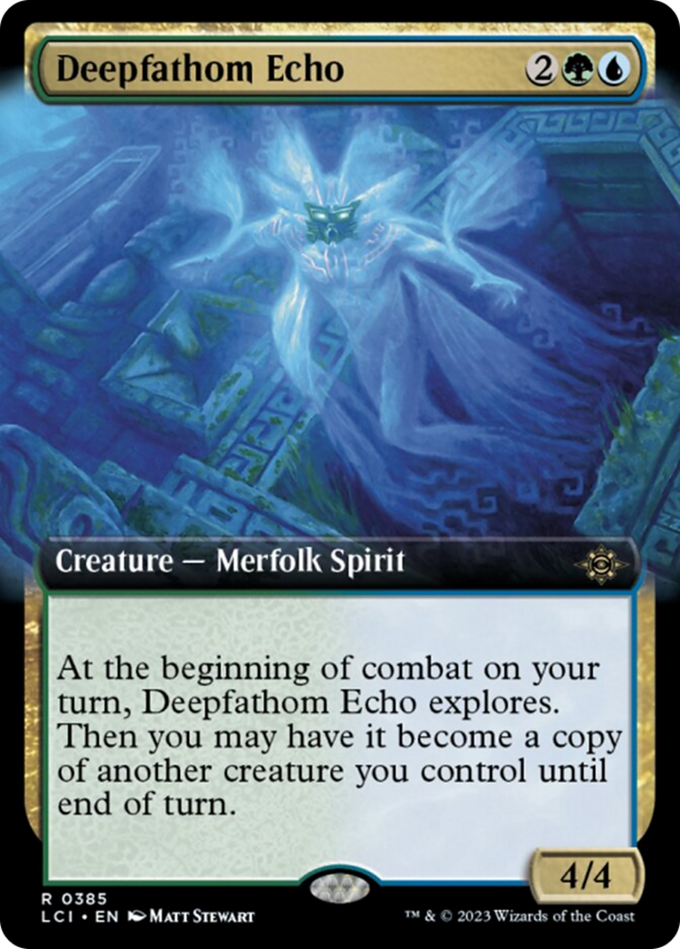 Deepfathom Echo (Extended Art) [The Lost Caverns of Ixalan] - Magic: The Gathering - Card Brawlers | Quebec | Canada |