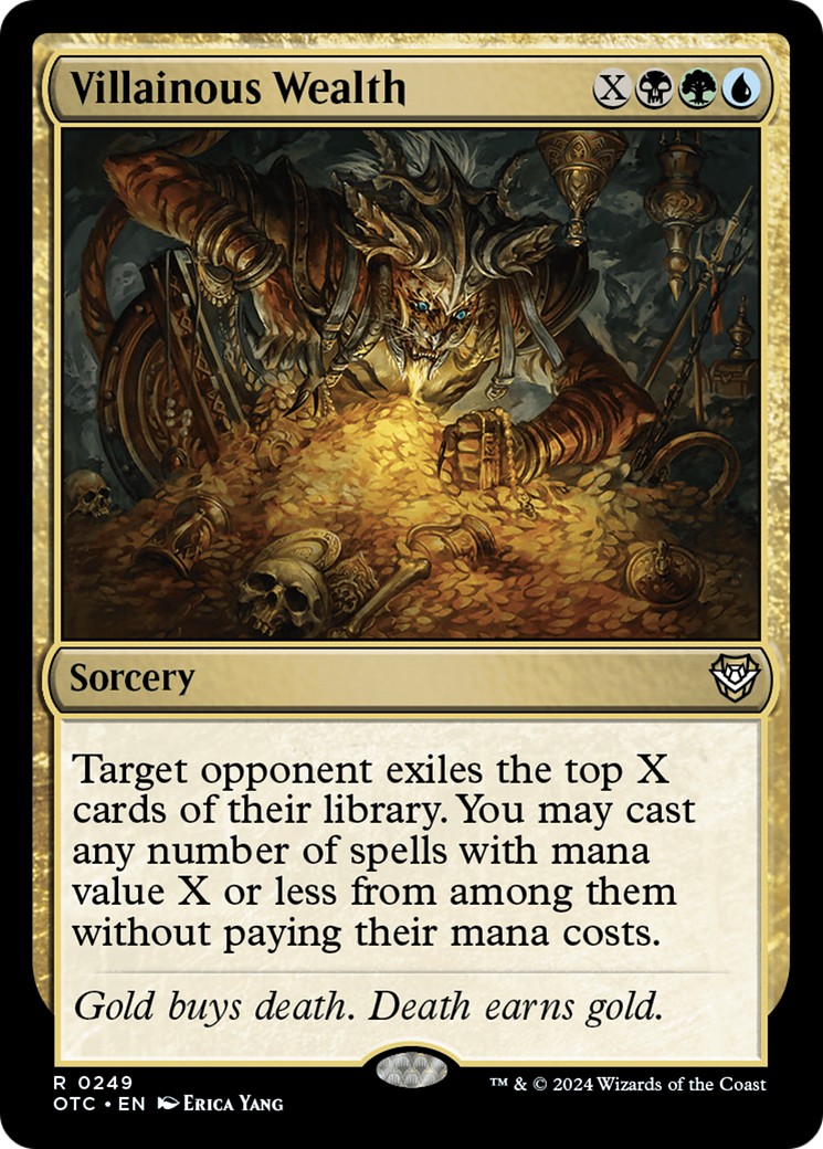 Villainous Wealth [Outlaws of Thunder Junction Commander] - Magic: The Gathering - Card Brawlers | Quebec | Canada |