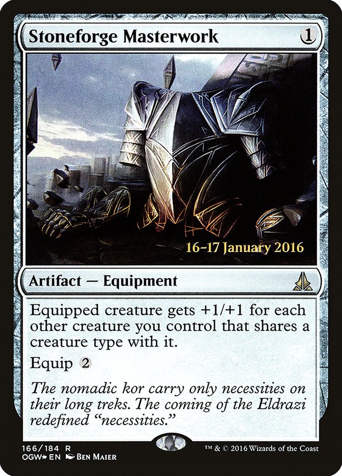 Stoneforge Masterwork [Oath of the Gatewatch Prerelease Promos] - Magic: The Gathering - Card Brawlers | Quebec | Canada |