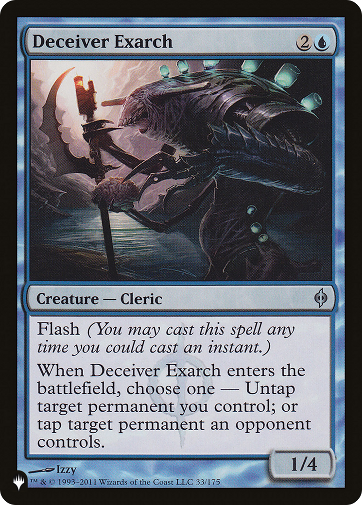 Deceiver Exarch [The List] - Magic: The Gathering - Card Brawlers | Quebec | Canada |