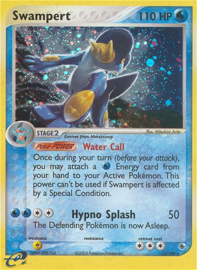 Swampert (13/109) [EX: Ruby & Sapphire] - Pokémon - Card Brawlers | Quebec | Canada |