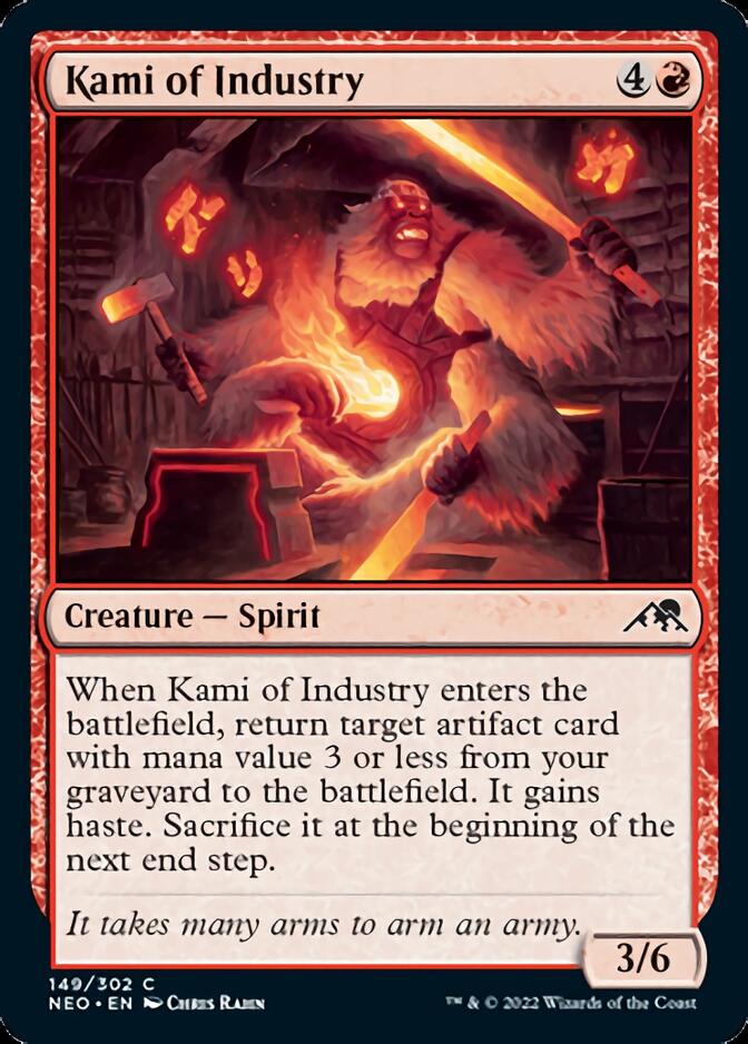 Kami of Industry [Kamigawa: Neon Dynasty] - Magic: The Gathering - Card Brawlers | Quebec | Canada |