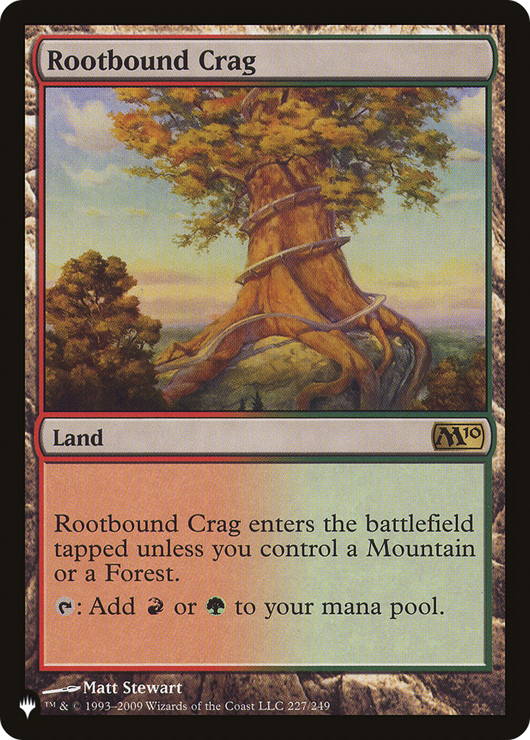 Rootbound Crag [The List] - Magic: The Gathering - Card Brawlers | Quebec | Canada |