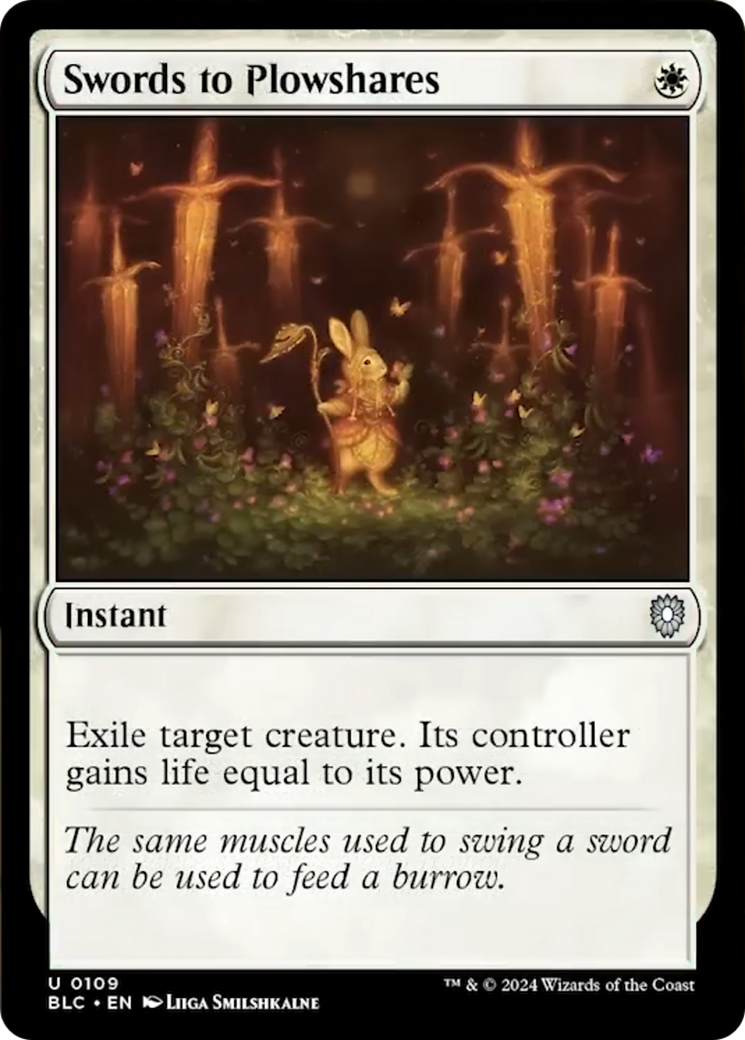 Swords to Plowshares [Bloomburrow Commander] - Magic: The Gathering - Card Brawlers | Quebec | Canada |